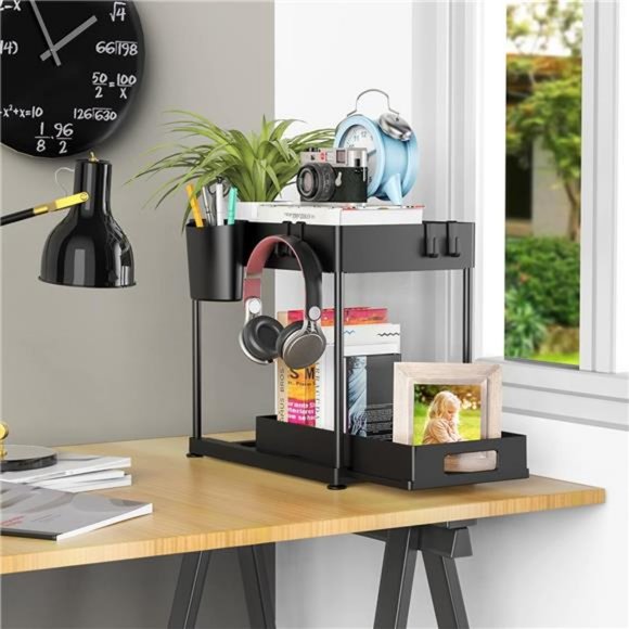 2 Pack Heavy Load Under Sink Organizers and Storage with Sliding Drawer - Picture 7 of 7